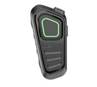 Cuifati Oreillette D'Interphone Bluetooth pour Moto, Interphone Radio à Réduction de Bruit de 10 Km, Interphone de Moto sans Fil étanche avec Commutateur PTT pour la Conduite en Groupe