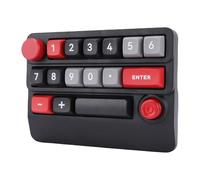 Cuifati Pavé Numérique Mécanique RVB sans Fil, Clavier Macro Programmable à 15 Touches Remplaçable à Chaud avec Bouton de Commande du Joystick du pavé Numérique, pour PC Portable iOS (Noir Rouge)