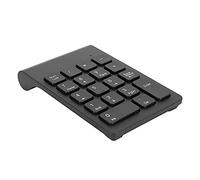 Cuifati Pavé Numérique sans Fil 2,4 G, Mini Clavier Ergonomique Léger avec Récepteur USB, pavé Numérique Silencieux pour Ordinateur Portable, Ordinateur de Bureau - 18 Touches, Batterie 150 MAh,