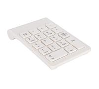 Cuifati Pavé Numérique sans Fil 2,4 G, Mini Clavier Ergonomique Léger avec Récepteur USB, pavé Numérique Silencieux pour Ordinateur Portable, Ordinateur de Bureau - 18 Touches, Batterie 150 MAh,