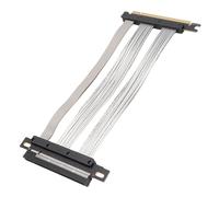 Cuifati PCIE 5.0 Câble de Colonne Montante 16x, 128 Gops Gen 5 GPU Extension Câble, Adaptateur de Câble de Colonne de Colonne de Cartes Graphiques, pour RTX4090 5090 RX8900 RX7900 Plug (30cm)