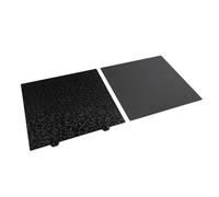 Cuifati Plateforme D'imprimante 3D pour PLA PETG TPU TPE, Lit Chaud D'imprimante à Revêtement Double Face Pet PEI 300 X 300 Mm, Lit Chaud en Acier à Ressort (Plaque d'acier et