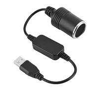 Cuifati Port USB à 12 V Voiture Allume-Cigarette Prise Femelle Convertisseur Adaptateur Cordon Voiture Cigarette Prise USB Port à 12 V