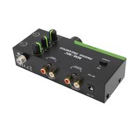 Cuifati Préamplificateur Audio Stéréo, égalisation 3 Bandes, Prise Casque 3,5 Mm, Préampli Phono, Entrée/sortie XLR 5 Broches, Platine Phono à Faible Bruit, Préampli (Prise UE)