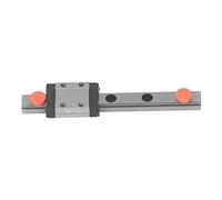 Cuifati Rail de Guidage Linéaire miniaturisé MGN9C, Bloc Coulissant en Acier à Roulement, Charge élevée, Dispositif de Retenue de Fil d'Acier à Alignement Automatique, Résistant à l'usure pour