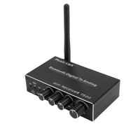 Cuifati Récepteur Bluetooth 5.3, Amplificateur de Microphone USB, Convertisseur de Haut-Parleur avec Télécommande, pour Système Coaxial AUX et Chant karaoké