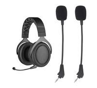 Cuifati Remplacement du Micro 2PCS pour Le Casque de Jeu HS50 HS60 HS70, Microphone Détachable de 3,5 Mm, Microphone de Boom Annulant Le Bruit avec Mousse de Vent