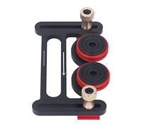 Cuifati Rouleau de Inventory/Share à Double Roulement de Roue pour Scie à Table à Bois, Rouleau de Guidage d'alimentation en Bois à Hauteur Réglable avec Blocs Coulissants, de Inventory/Share en