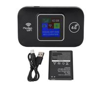 Cuifati Routeur WiFi Mobile 4G LTE 300 Mbps Hotspot de Voyage Portable pour l'europe, Modem Carte SIM débloqué alimenté par USB, Partagez jusqu'à 10 Appareils, Noir