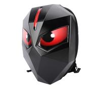 Cuifati Sac à Dos LED Knight, Sac à Dos de Moto de 19 Pouces pour Les Hommes avec Une Coquille Dure 3D, Un Pack de Jour de Voyage D'écran Programmable, pour Faire du Vélo de Camping