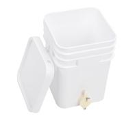 Cuifati Seau de Miel, Couvercle pour Contenant du Miel avec Porte pour la Collection