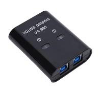 Cuifati Sélecteur de Commutateur USB 3.0, Commutateur USB 2 en 1 Sortie pour 2 Ordinateurs, Partage 1 Périphérique, Souris, Clavier, Imprimante, Sélecteur de Répartiteur,