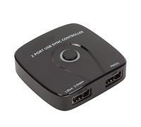 Cuifati Sélecteur de Commutateur USB KM, Transmission Efficace du Signal pour Le Partage de Clavier et de Souris pour Netware