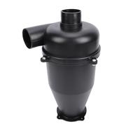 Cuifati Séparateur de Collecteur de Poussière Cyclone, Haute Performance avec Bague d'étanchéité Coudée pour Accessoire D'aspirateur Sec et Humide, pour le Travail du Bois à Domicile,