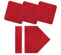 Cuifati Set de Baseball en Caoutchouc avec Home Plate et Plaque de Lancer