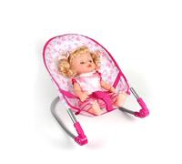 Cuifati Simulation Interactive bébé Poupée Accessoires Jouet Léger Enfants Semblant Poupées Rose Chaise à Bascule pour Les Enfants (Cuifati0641hgrudm-230201KM03-1)