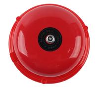 Cuifati Sonnette d'alarme Incendie en Métal de 10,2 Cm, 100 DB, 12 V DC, Sonnette d'alarme Interne, Coque en Métal Dur, Cloche électrique avec Bobine de Cuivre Pur pour Installation Murale au (12V)