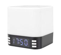 Cuifati Sound Machine Réveil Chargeur sans Fil avec Charge Rapide 15 W, Bluetooth 5.3, Machine Sonore de Sommeil à Bruit Blanc, Réveil et Veilleuse pour Chambre à Coucher (BLACK)