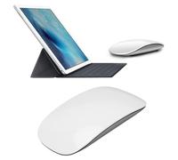 Cuifati Souris Bluetooth sans Fil, Multi-Touch Rechargeable, avec Silencieux et Conception Ergonomique, pour Ordinateur Portable, Tablette, PC (White)