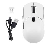 Cuifati Souris sans Fil, Conception Ergonomique pour Petites et Moyennes Mains avec Récepteur USB 2,4 G, 3 Niveaux DPI Réglables 1000 1200 1600, Silencieux, pour Ordinateur Portable (White)