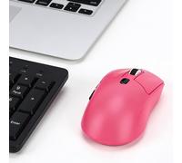 Cuifati Souris sans Fil, Conception Ergonomique pour Petites et Moyennes Mains avec Récepteur USB 2,4 G, 3 Niveaux DPI Réglables 1000 1200 1600, Silencieux, pour Ordinateur Portable (Rose Profond)
