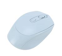 Cuifati Souris sans Fil Silencieuse Rechargeable, Souris de Jeu Double Mode Bluetooth 2,4 G, 3 DPI Réglables, Ergonomique, économie D'énergie à Faible Bruit, Veille Automatique pour (Bleu Clair)