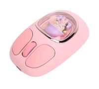 Cuifati Souris sans Fil Tri Mode Souris Silencieuse à avec 2,4 G Bluetooth 5.0 3.0 1200 DPI Rétroéclairage RVB Rechargeable pour PC, Ordinateur Portable, Tablette (Pink)