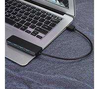 Cuifati Station d'accueil Compacte pour Répartiteur USB 4 en 1 pour Une connectivité Rapide et Facile pour Les étudiants et Les Joueurs