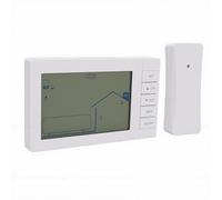 Cuifati Station Météo avec Thermomètre Intérieur et Extérieur, Prévisions de 1 à 24 Heures, Moniteur de Température et d'humidité en Temps Réel, écran LCD, Fonction D'alarme de