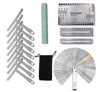 Cuifati Suite D'outils de Réparation de Guitare Haut de Gamme Ensemble D'outils de Réglage Précis de la Guitare pour Guitaristes et Bassistes Kit de Réparation de Premium