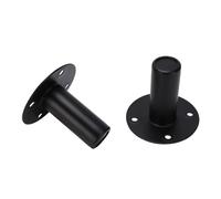 Cuifati Support de Haut-Parleur 4,33 "x 3,94", Support de Poteau D'armoire de Haut-Parleur en Métal, Adaptateurs de Supports de pour Trépied PA/DJ, Accessoires de Pièces