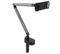 Cuifati Support de Montage à Angle Réglable pour Tablette, Coussin Souple, Support de Téléphone en Alliage D'aluminium, compatibilité Polyvalente, Bureau à Domicile, Apprentissage en Ligne