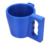 Cuifati Support de Rotation en Verre, Délicieuse Artisanat Qui Est Facile à Nettoyer à la Crème Glacée à la Crème Glacée à la à Haute Résistance Protection des Manches pour le (BLUE)