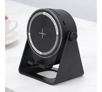 Cuifati Support de Téléphone Haut-Parleur Bluetooth, Haut-Parleur à Induction sans Fil avec Connexion Bluetooth 5.3, Support Réglable, Lumière LED, Ambiance 7 Couleurs, pour Cadeau de