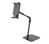 Cuifati Support de Téléphone Portable, Support de Tablette de Bureau à Bras Long Réglable Rotatif à 360 Degrés en Acier avec clé Hexagonale pour Tablettes de Smartphones de 3,5 à 12