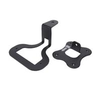 Cuifati Support Mural pour Haut-Parleur, Support en Métal Robuste avec Inclinaison Pivotante, Angle Réglable pour Un Son Optimal, Mural Peu Encombrant (Black)