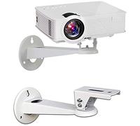 Cuifati Support Mural pour Projecteur et Support pour Caméras de sécurité à Domicile, Support de Projecteur Rotatif à 360 Degrés, Support Mural Robuste en Métal