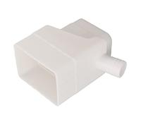 Cuifati Système de Collecte d'eau de Pluie - Kit de Dérivation de Bec Verseur, ABS Résistant aux UV pour Baril de Pluie, Stockage d'eau de Jardin Extérieur, Connecteur de Gouttière Facile à (White)