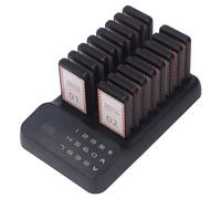 Cuifati Système de Téléversement du Restaurant, en Attente de Buzzers pour Restaurant, Téléavertisseurs pour Restaurants, 16 Téléavertisseurs pour Restaurants, Aire de Restauration, (Prise UE)