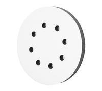 Cuifati Tampons de Ponçage en Mousse de 5 Pouces, 5, 6 ou 8 Trous, Crochets et Boucles, Coussinets éponge Doux, pour Polisseuse et Rectifieuse Autonettoyantes (5 pouces et 8 trous)