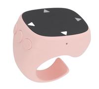 Cuifati Télécommande du Bout des Doigts, Ring Clicker avec 5.3 pour Téléphone, Tablette, Ordinateur, Compatible avec Lecteur de Caméra de beauté, Vidéo Musicale, pour iOS (Pink)