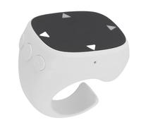 Cuifati Télécommande du Bout des Doigts, Ring Clicker avec 5.3 pour Téléphone, Tablette, Ordinateur, Compatible avec Lecteur de Caméra de beauté, Vidéo Musicale, pour iOS (White)