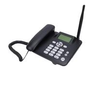 Cuifati Téléphone Fixe sans Fil 2G, GSM, Téléphone de Bureau, avec Batterie 3000mAh, Radio FM, Réveil, 500 Contacts, pour Maison, Hôtel, Bureau (Prise UE)