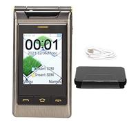 Cuifati Téléphone Portable 3G GSM, Téléphone pour Personnes âgées à Rabat 3,0 Pouces pour Personnes âgées, Téléphone Portable Double SIM avec SOS/Gros Bouton/Appel Clair (Couleur de ternissement)