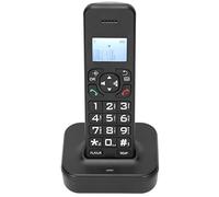 Cuifati Téléphone Portable Système de Téléphone sans Fil Numérique Combiné Téléphone Fixe Appel Mains Libres Alarme Automatique Téléphone pour Bureau Système Téléphonique à Domicile(EU)