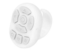 Cuifati Tourneur de Page Bluetooth pour TikTok, Anneau de Défilement, Télécommande, Obturateur d'appareil Photo pour Vidéo, Photo, Musique, Contrôleur de Bague du Bout des Doigts pour Tablette,
