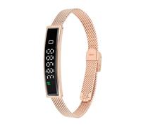 Cuifati Tracker d'activité avec Compteur de Pas/Distance/Calories, Tracker d'activité avec Plusieurs Modes Sportifs, Montre de Style Fin étanche, Montre Podomètre pour Femme et Homme (Gold)