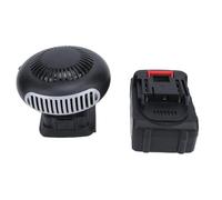 Cuifati Ventilateur de Chauffage de Voiture sans Fil, Chauffage d'espace alimenté par Batterie 12 000 MAh, Rapide, Portable pour Voiture, Rechargeable pour Petite, Dégivreur électrique pour