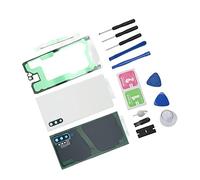 Cuifati Verre de Lentille Extérieure Avant de Remplacement d'écran pour Note 10 Plus, Kit de Réparation avec Pièces d'objectif 'Appareil Photo, Couvercle 'écran Extérieur en Verre Parfaitement