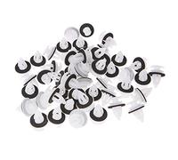 Cuigu 50Pcs Clips De Panneau De Porte De Voiture avec Bague D'étanchéité pour E34 E36 E38 E39 E46 M3 M5 Z3 X5